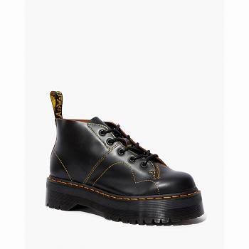 Dr Martens Férfi Church Monkey Platform Bakancs Fekete